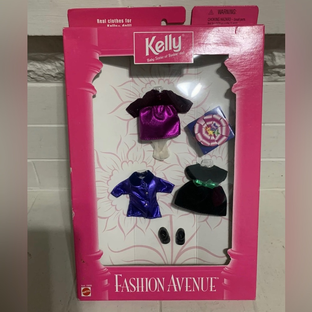 Barbie 1998 Kelly‎ Fashion Avenue NIP 16696 Fashion Avenue Party Dress